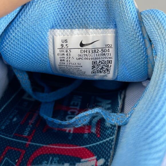 Nike Metcon 7 AMP Men's 9.5 Light Marine Blue Gym Training Shoe Athletic Sneaker - Picture 9 of 9